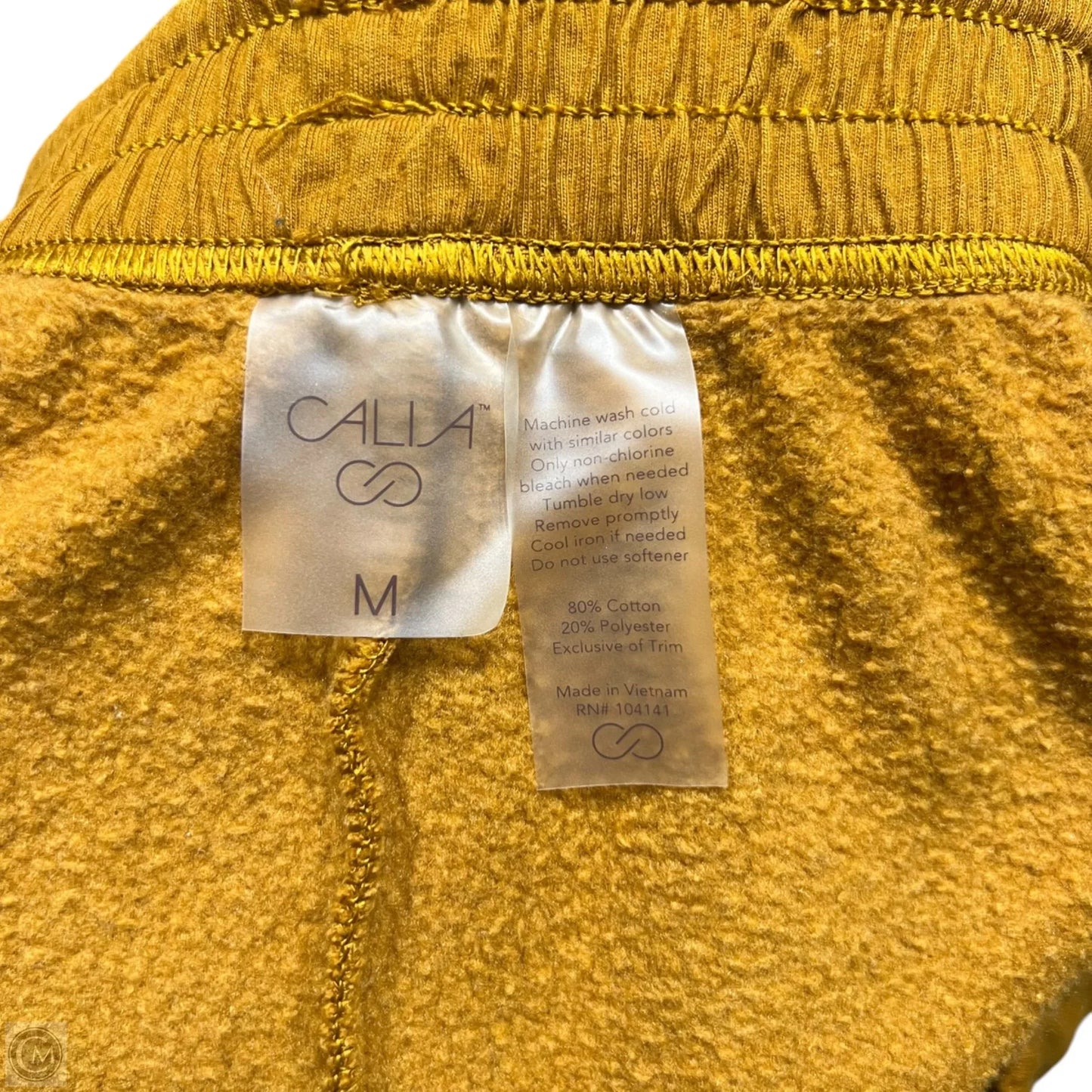 Athletic Pants By Calia In Yellow, Size: 8