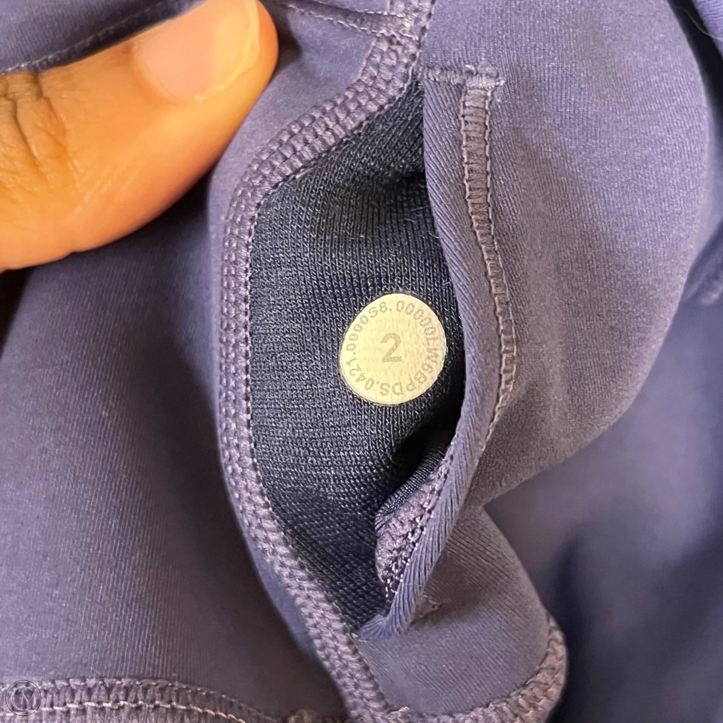 Athletic Leggings By Lululemon In Blue, Size: 2