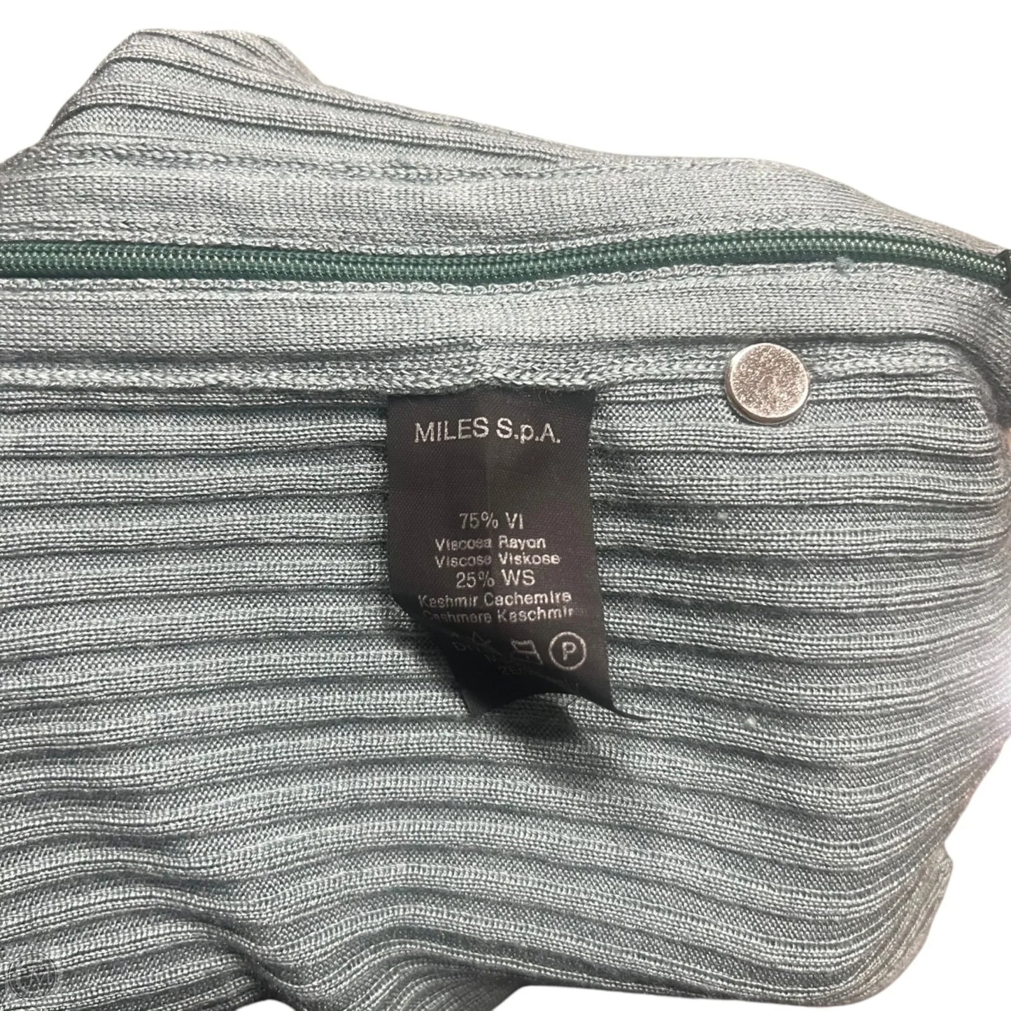 Top Short Sleeve Luxury Designer By Giorgio Armani In Blue, Size: Xl