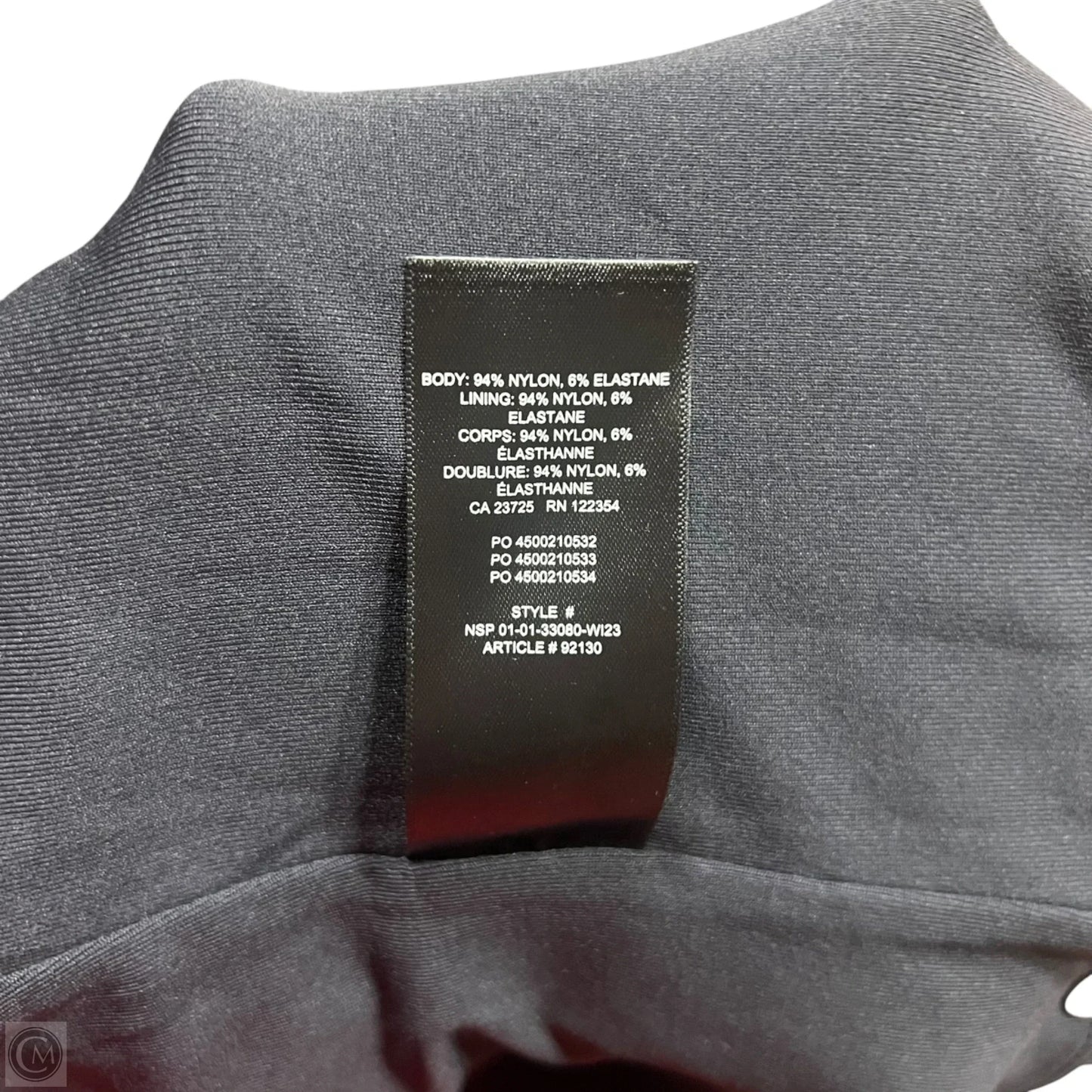 Top Long Sleeve By Babaton In Black, Size: L