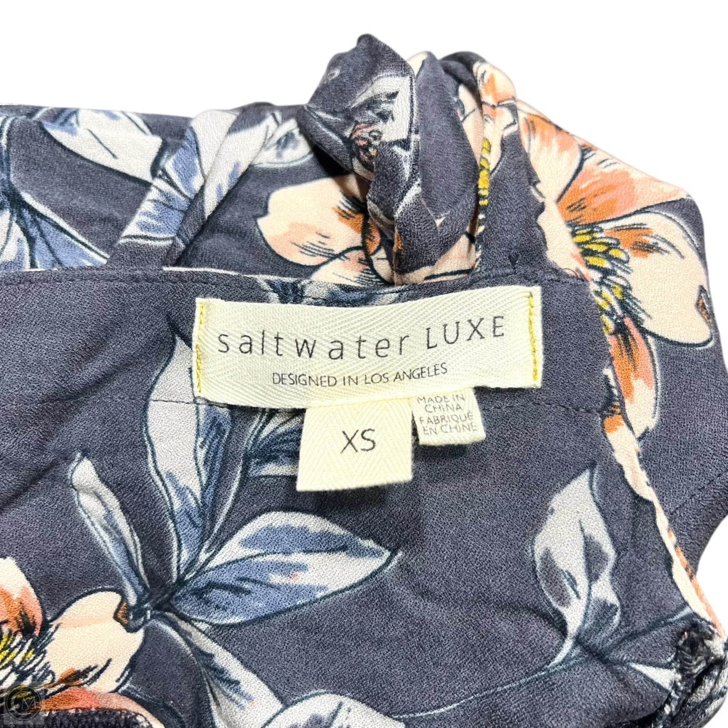 Jumpsuit By Saltwater Luxe In Grey & Pink, Size: Xs