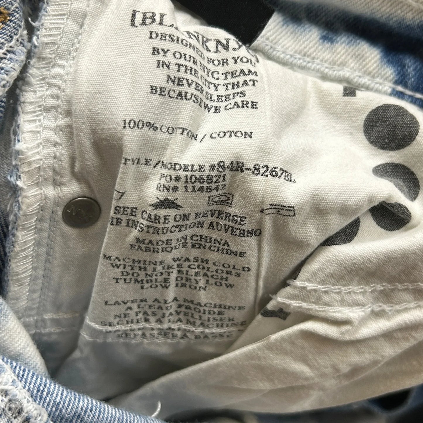 Shorts By Blanknyc In Blue Denim, Size: 8