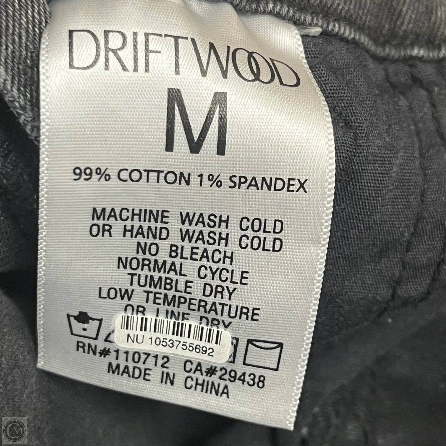 Shorts By Driftwood In Grey Denim, Size: M