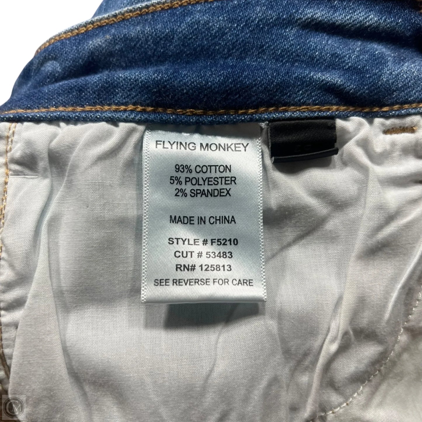 Jeans Straight By Flying Monkey In Blue Denim, Size: 2