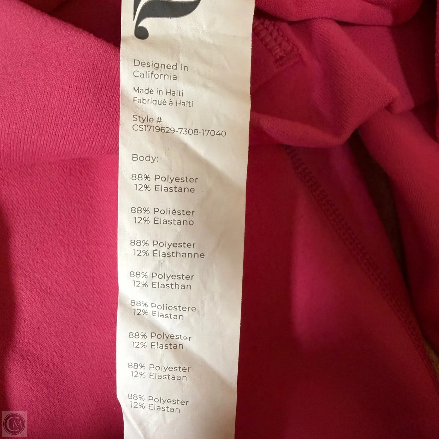 Athletic Leggings By Fabletics In Pink, Size: M
