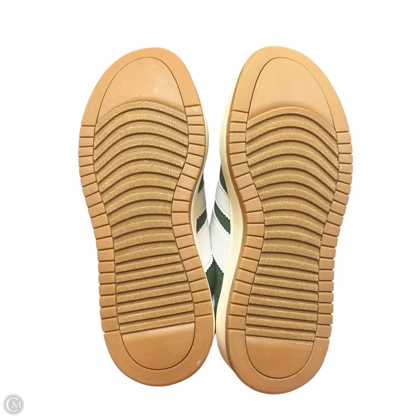 Shoes Sneakers By Madden Girl In Green & White, Size: 8