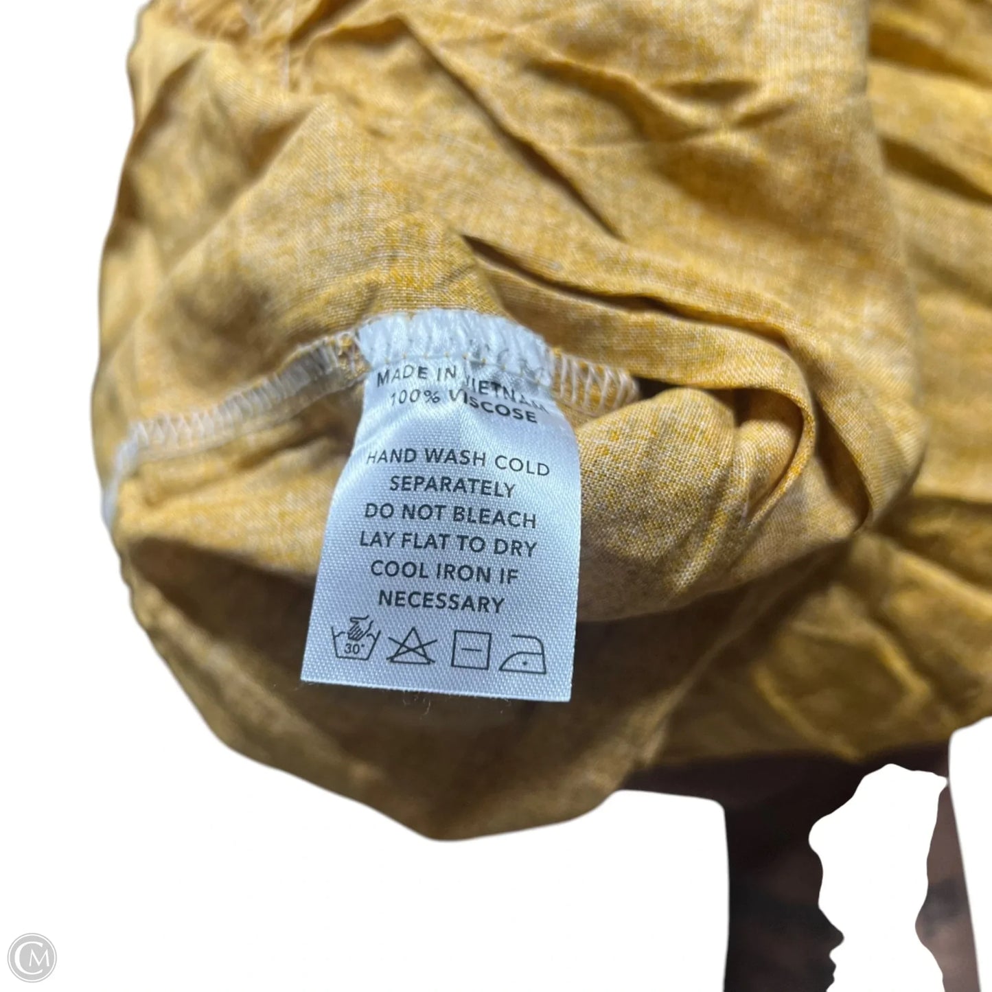 Dress Casual Midi La Marey In Black & Yellow, Size: S