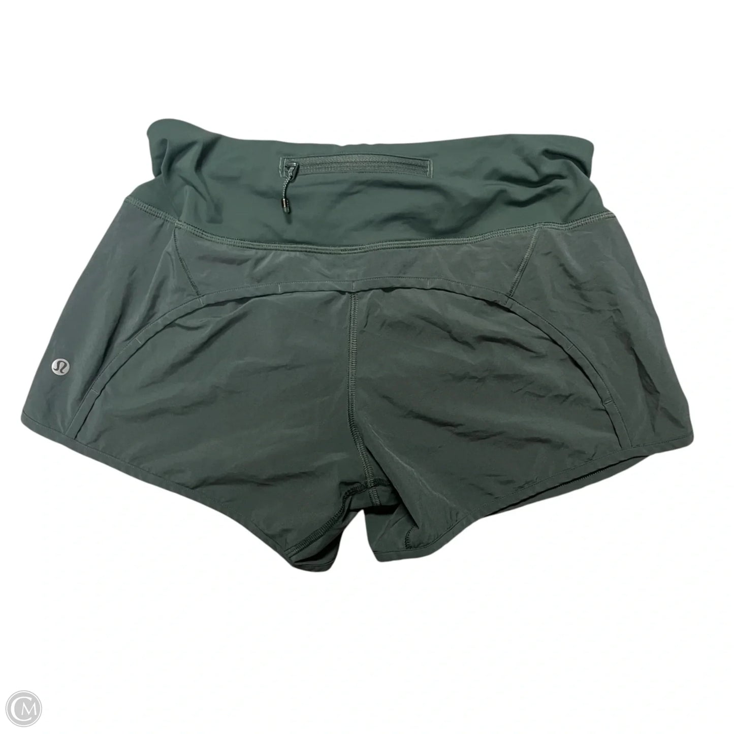 Athletic Shorts By Lululemon In Green, Size: 4
