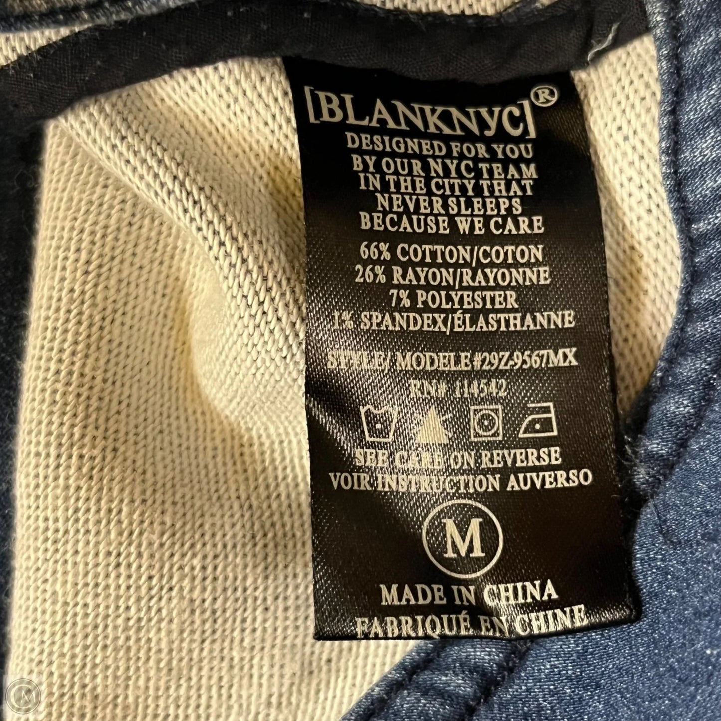Jacket Denim By Blanknyc In Blue Denim, Size: M