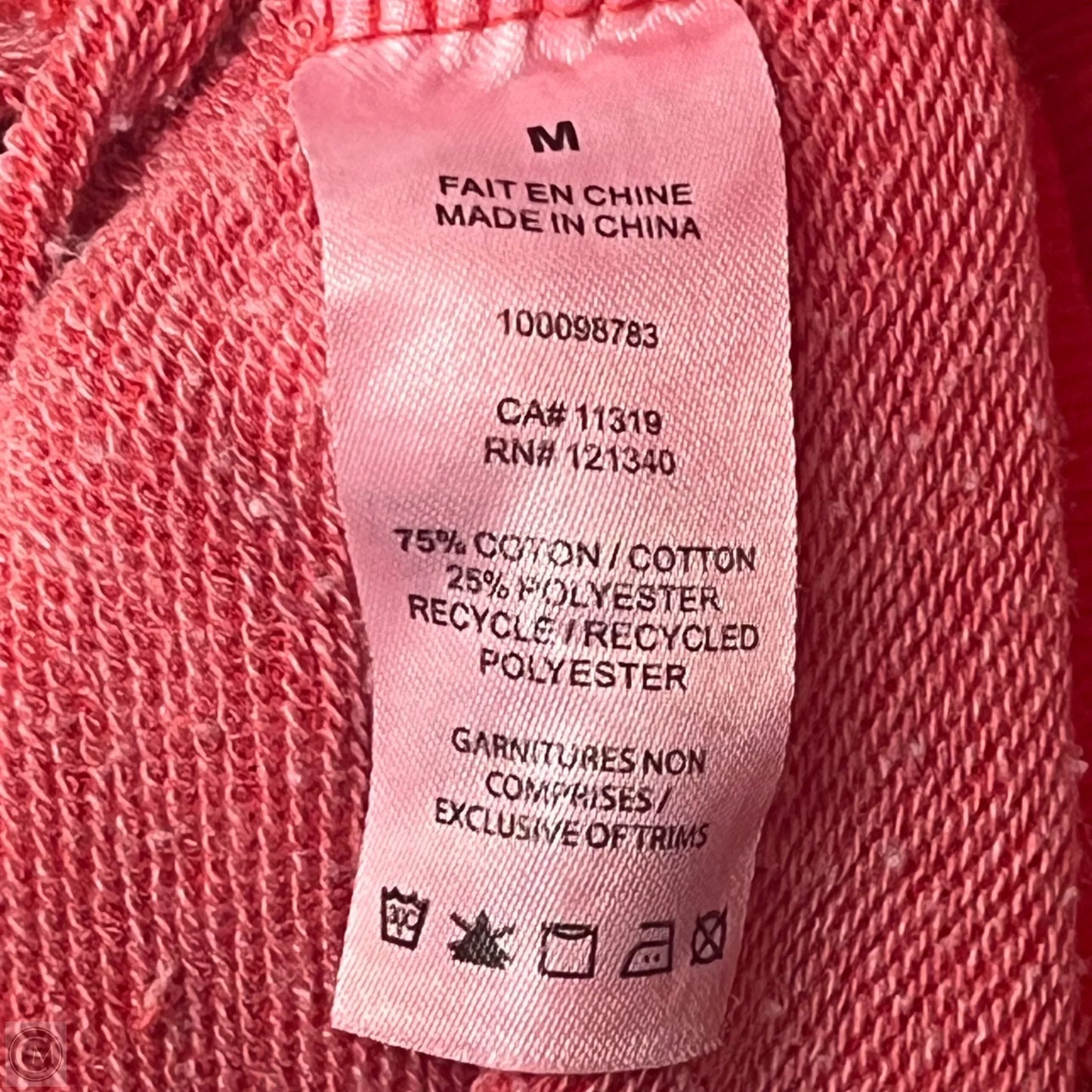 Sweatshirt Crewneck By Garage In Red, Size: M