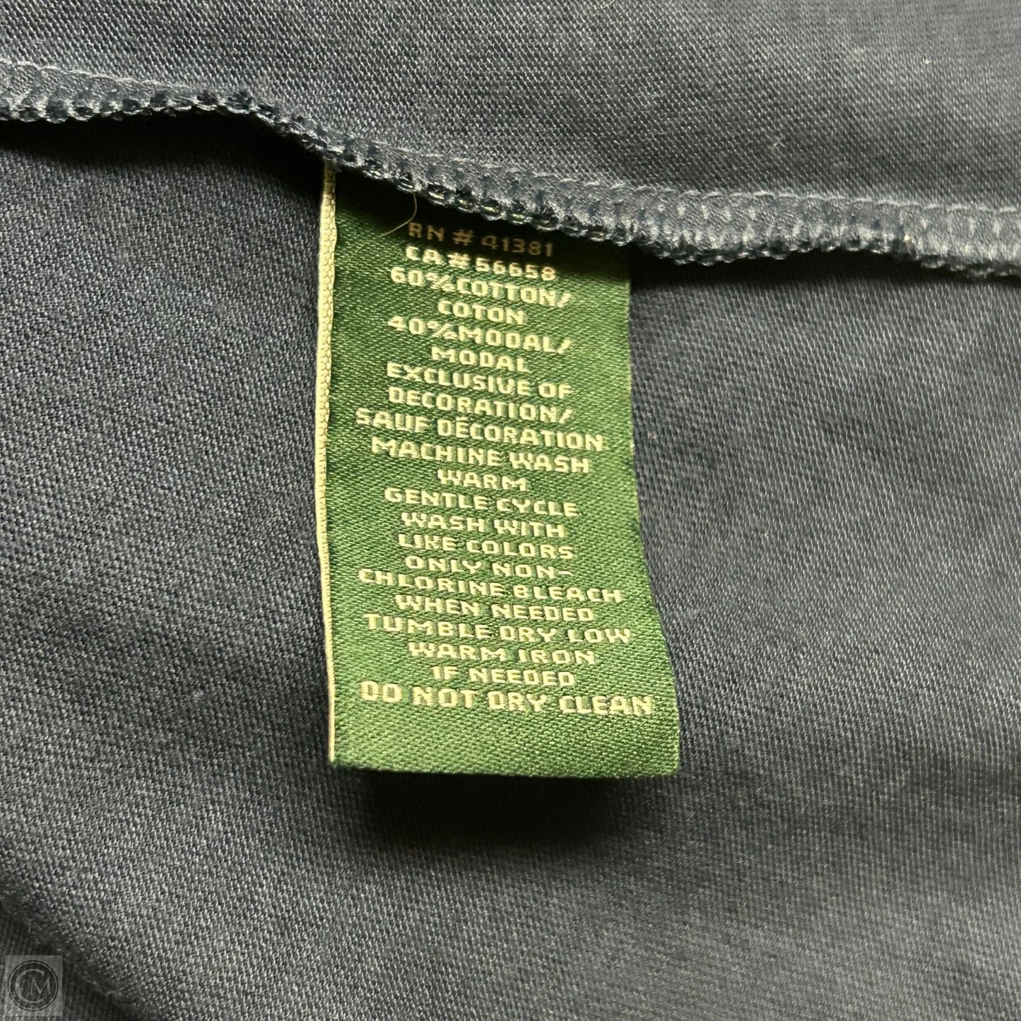 Dress Casual Maxi By Lauren By Ralph Lauren In Navy, Size: M