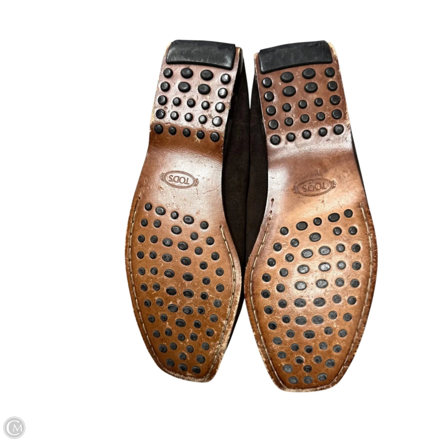 Shoes Luxury Designer By Tods In Brown, Size: 6.5