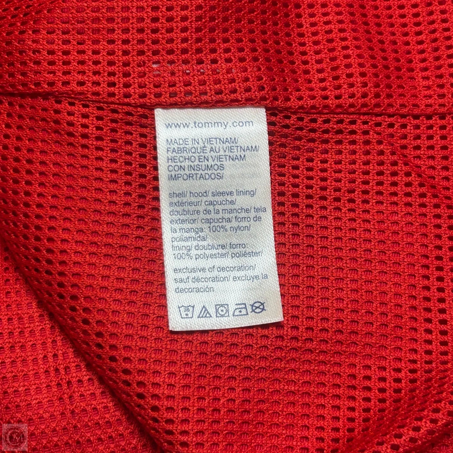 Jacket Other By Tommy Hilfiger In Red, Size: Xxl