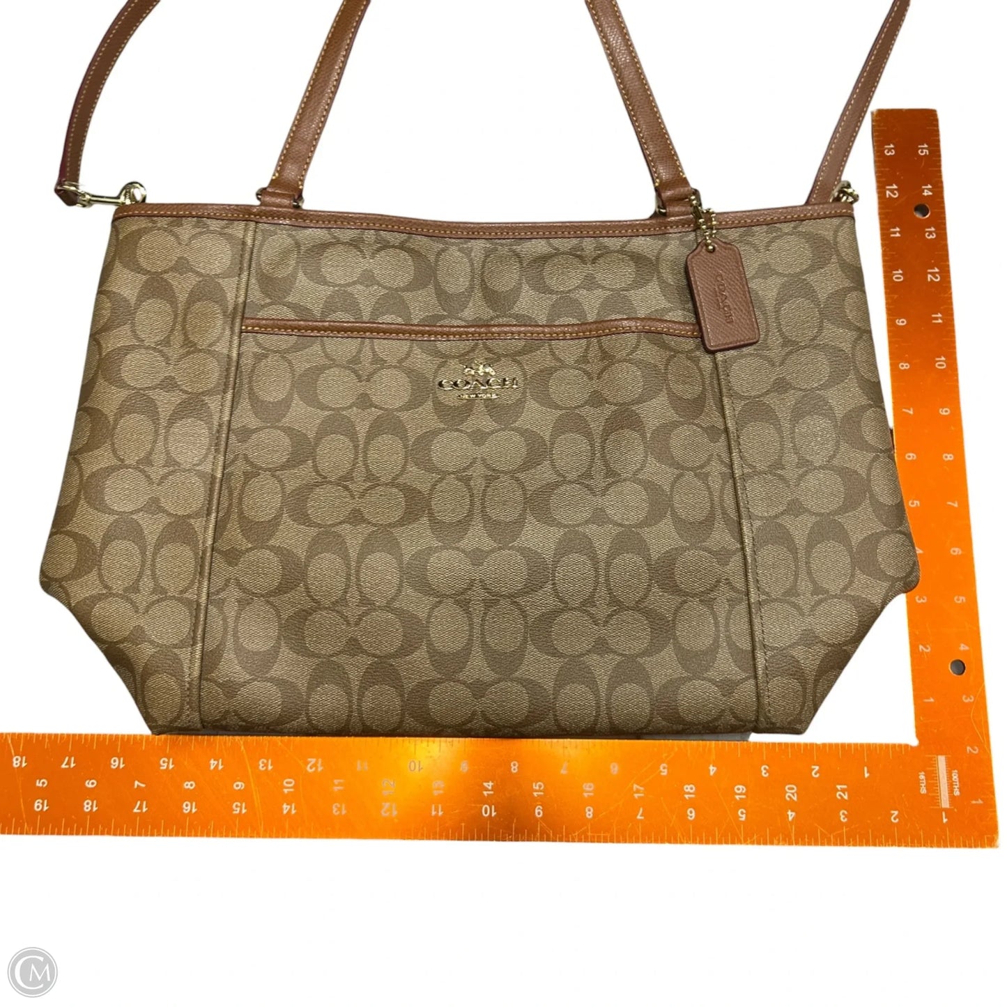 Tote Designer By Coach, Size: Large