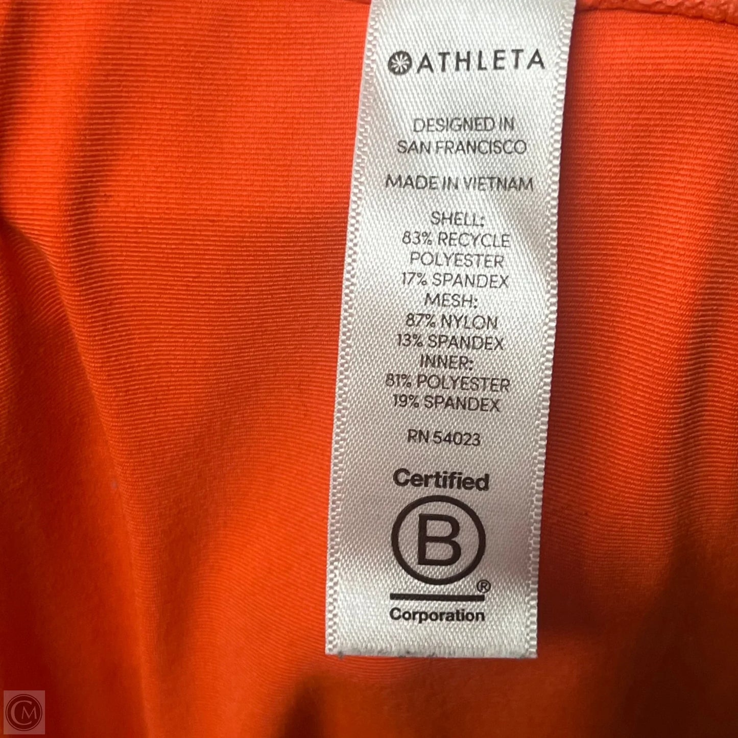 Athletic Skort By Athleta In Orange, Size: Xl