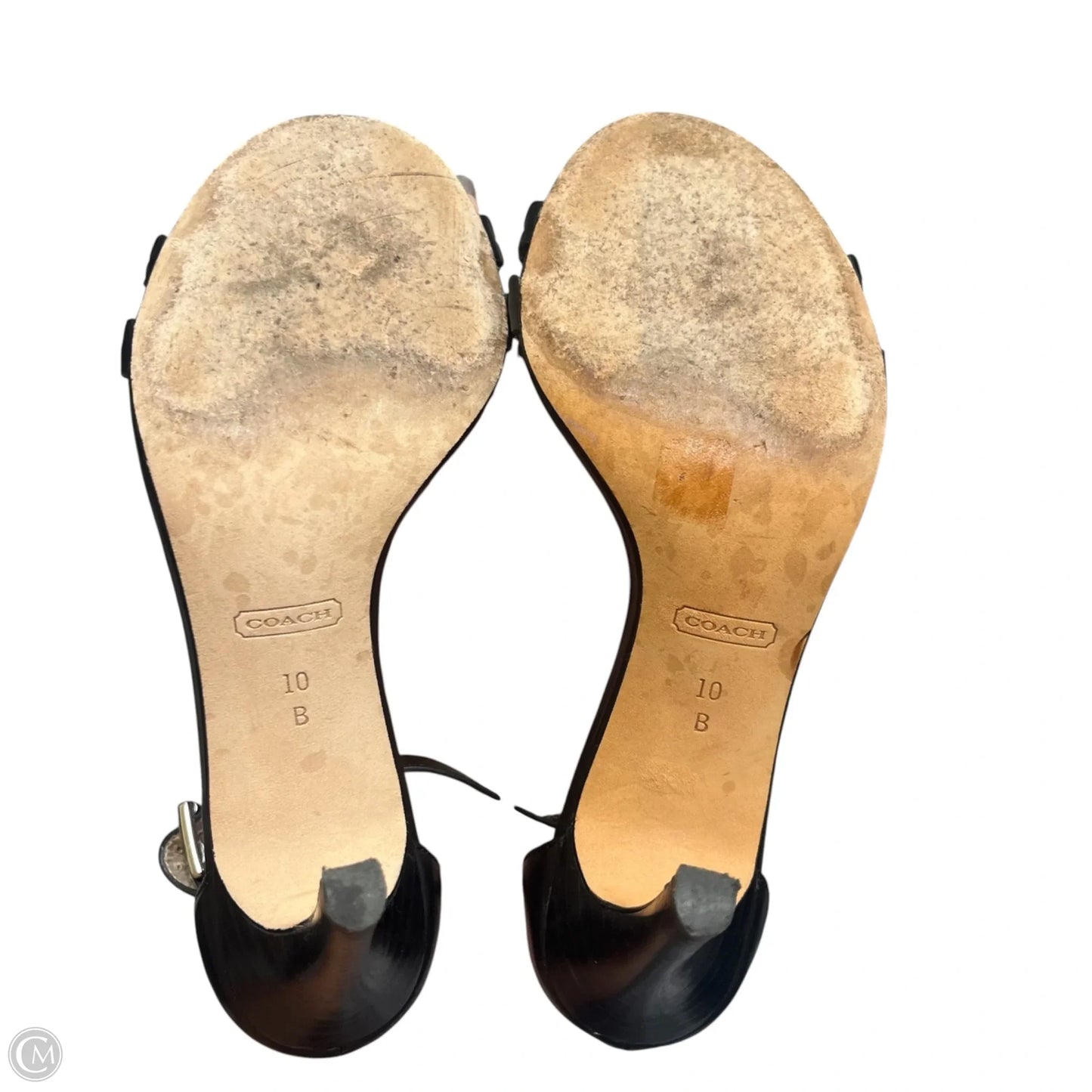 Shoes Designer By Coach In Black, Size: 10