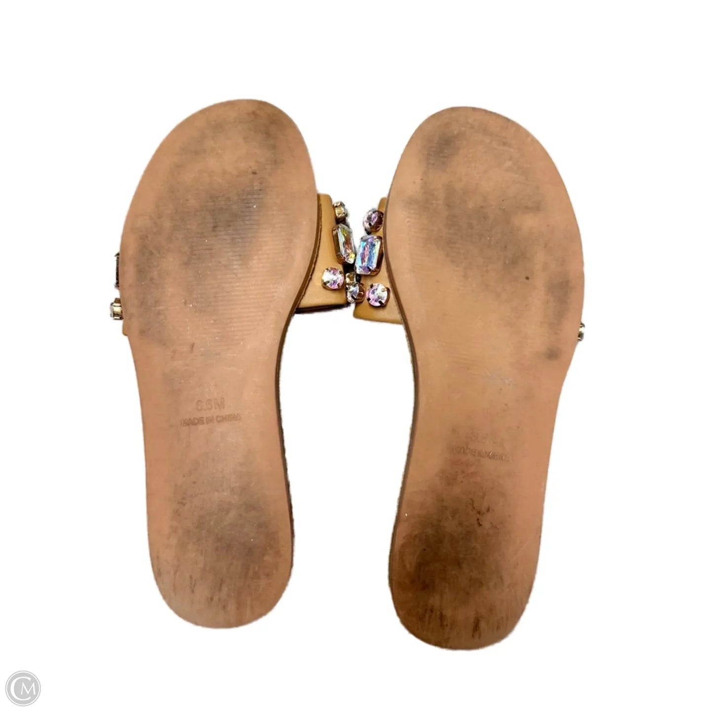 Sandals Flats By Steve Madden In Brown, Size: 6.5