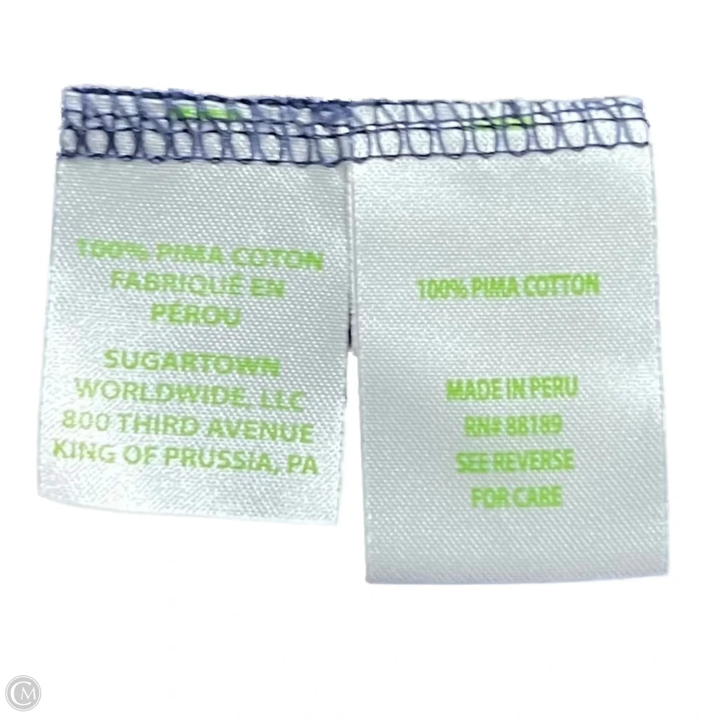 Top Short Sleeve Designer By Lilly Pulitzer In Navy, Size: M