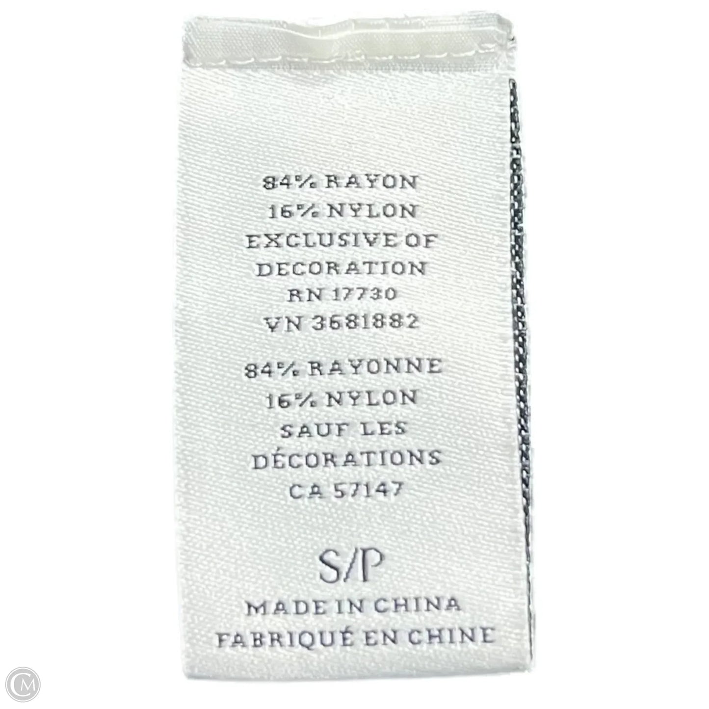 Sweater By Altuzarra In Black & Gold, Size: Sp