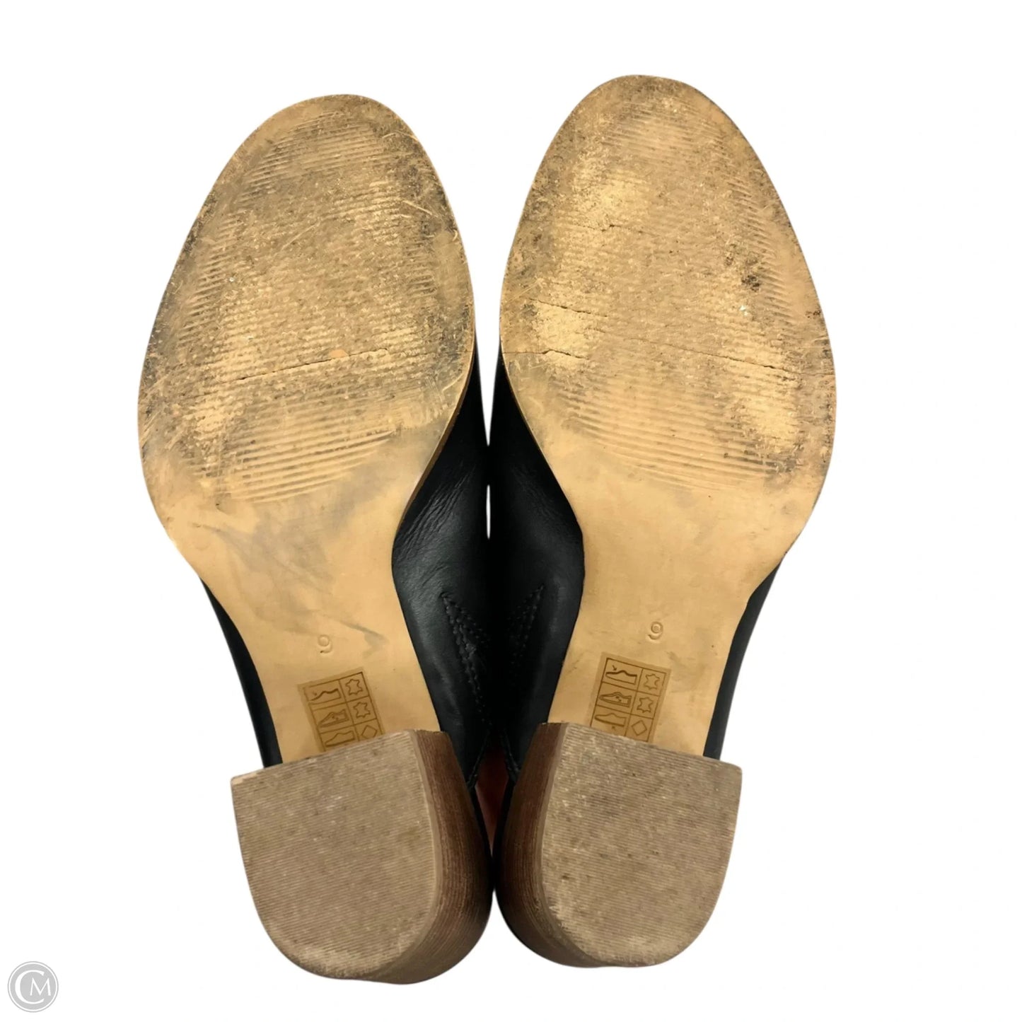 Shoes Heels Block By Madewell In Black & Brown, Size: 9