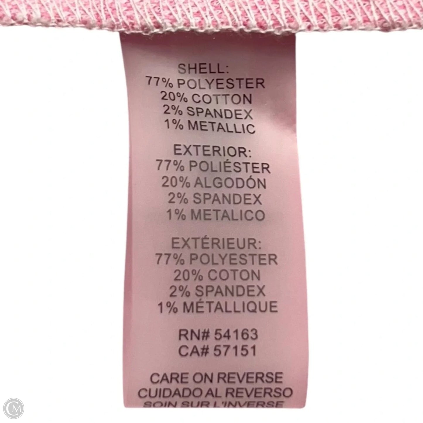 Dress Designer By Karl Lagerfeld In Pink & White, Size: 8