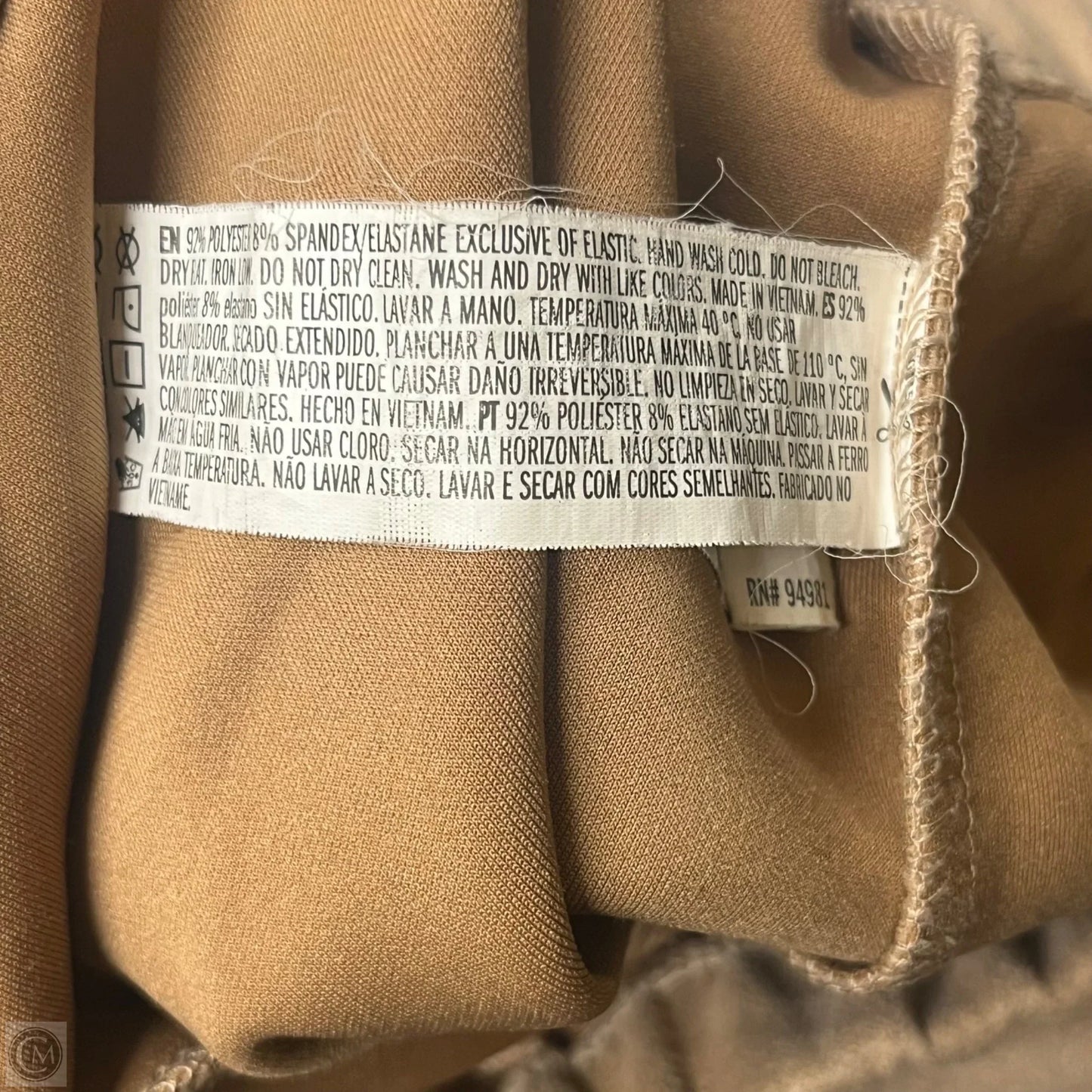 Pants Wide Leg By Forever 21 In Tan, Size: M