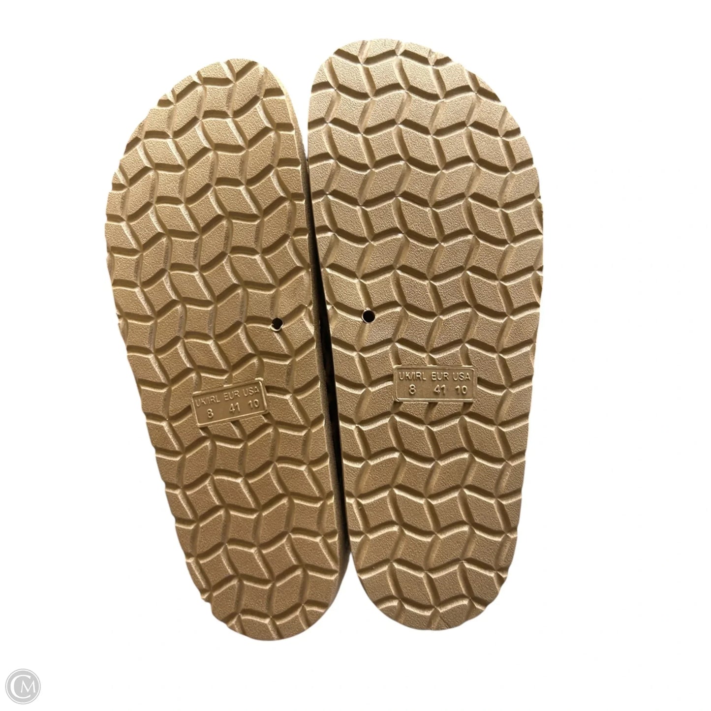 Sandals Flats By Empty Entire In Animal Print, Size: 11