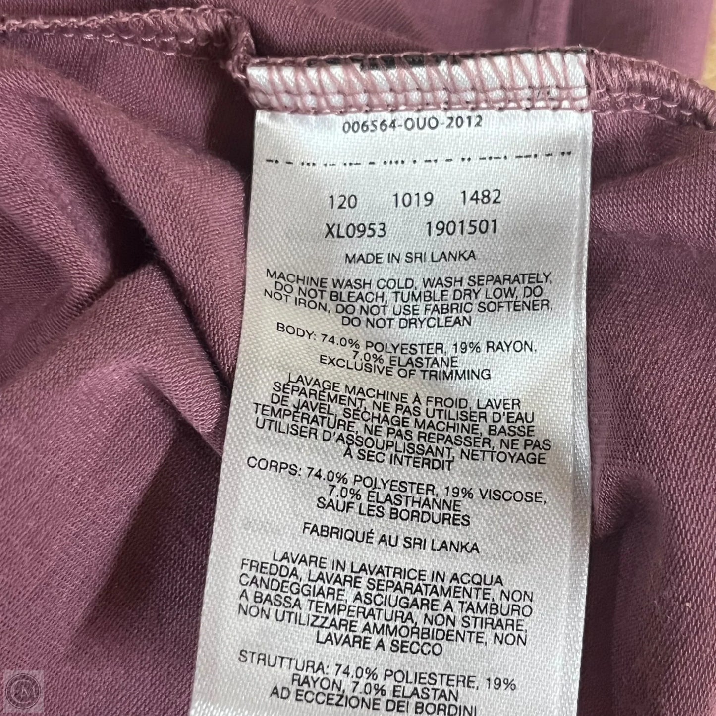 Dress Casual Midi By Columbia In Mauve, Size: M