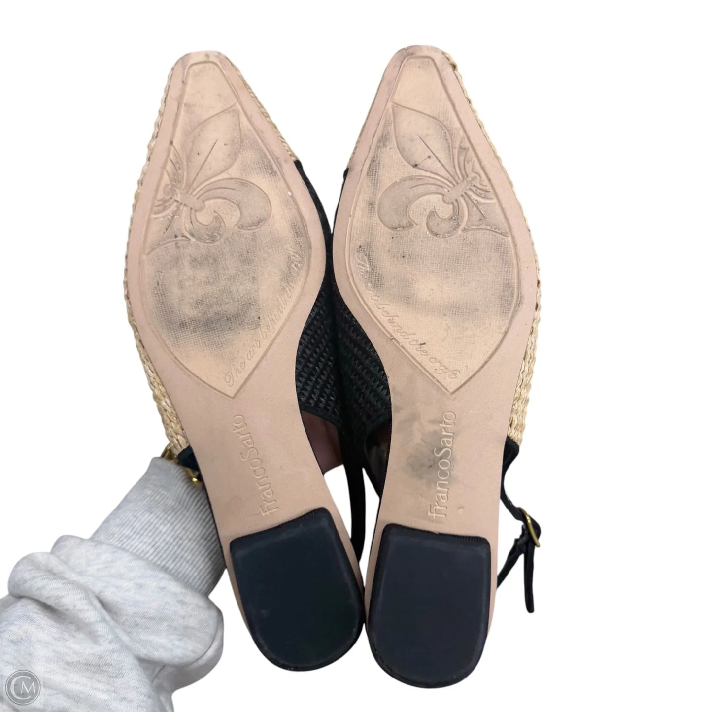 Shoes Flats By Franco Sarto In Black & Brown, Size: 7.5