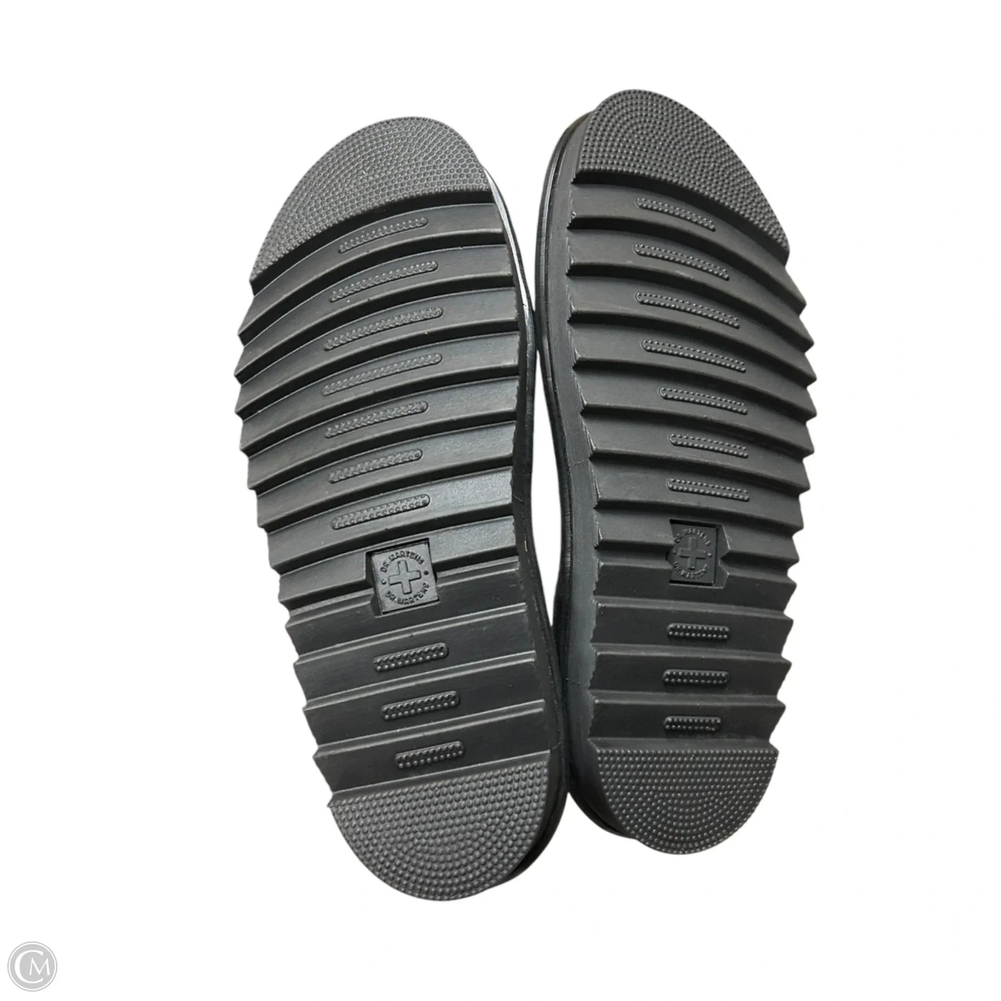 Shoes Flats By Dr Martens In Black & Pink, Size: 10