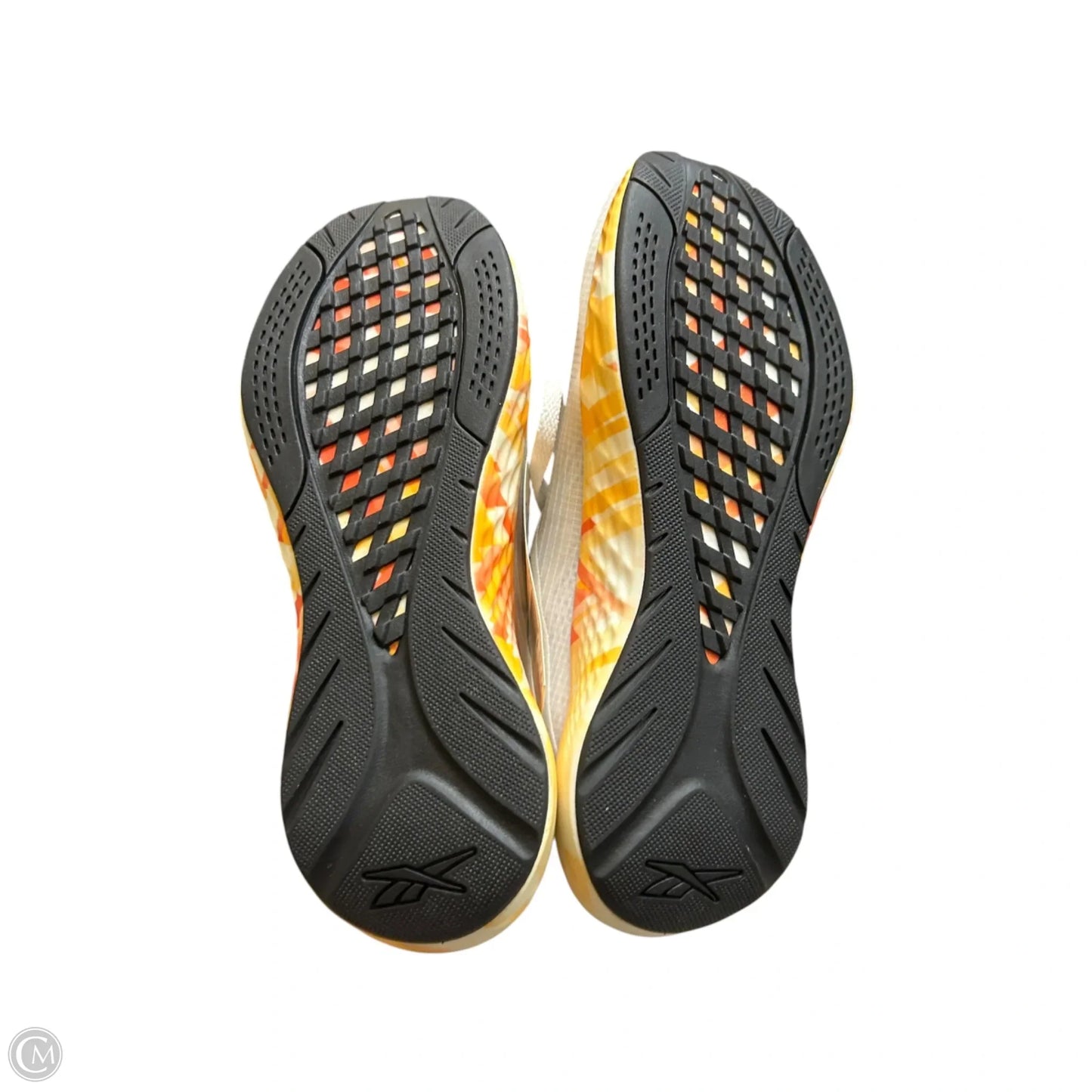 Shoes Athletic By Reebok In Cream & Orange, Size: 6