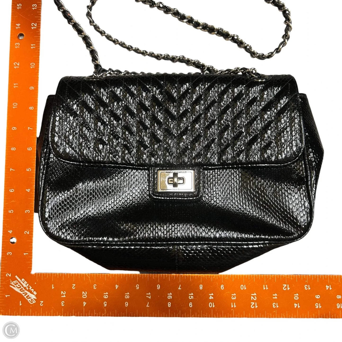 Crossbody Designer By Karl Lagerfeld, Size: Medium