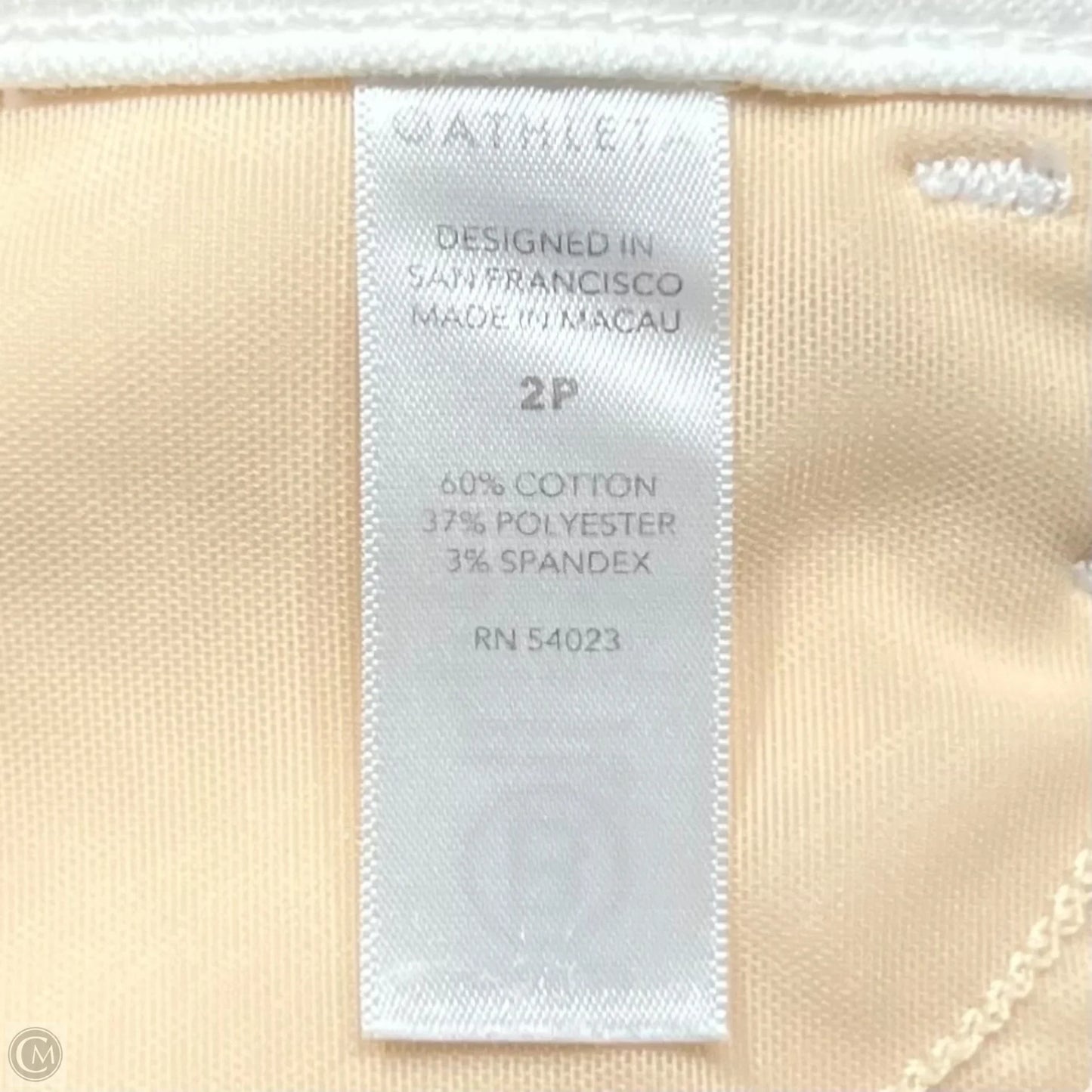 Jeans Skinny By Athleta In Cream, Size: 2