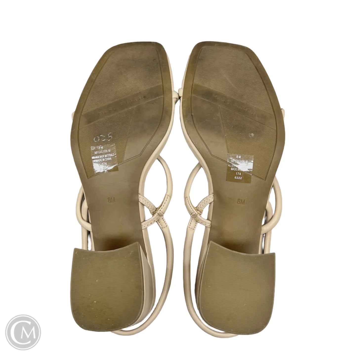 Sandals Heels Block By Marc Fisher Size: 8