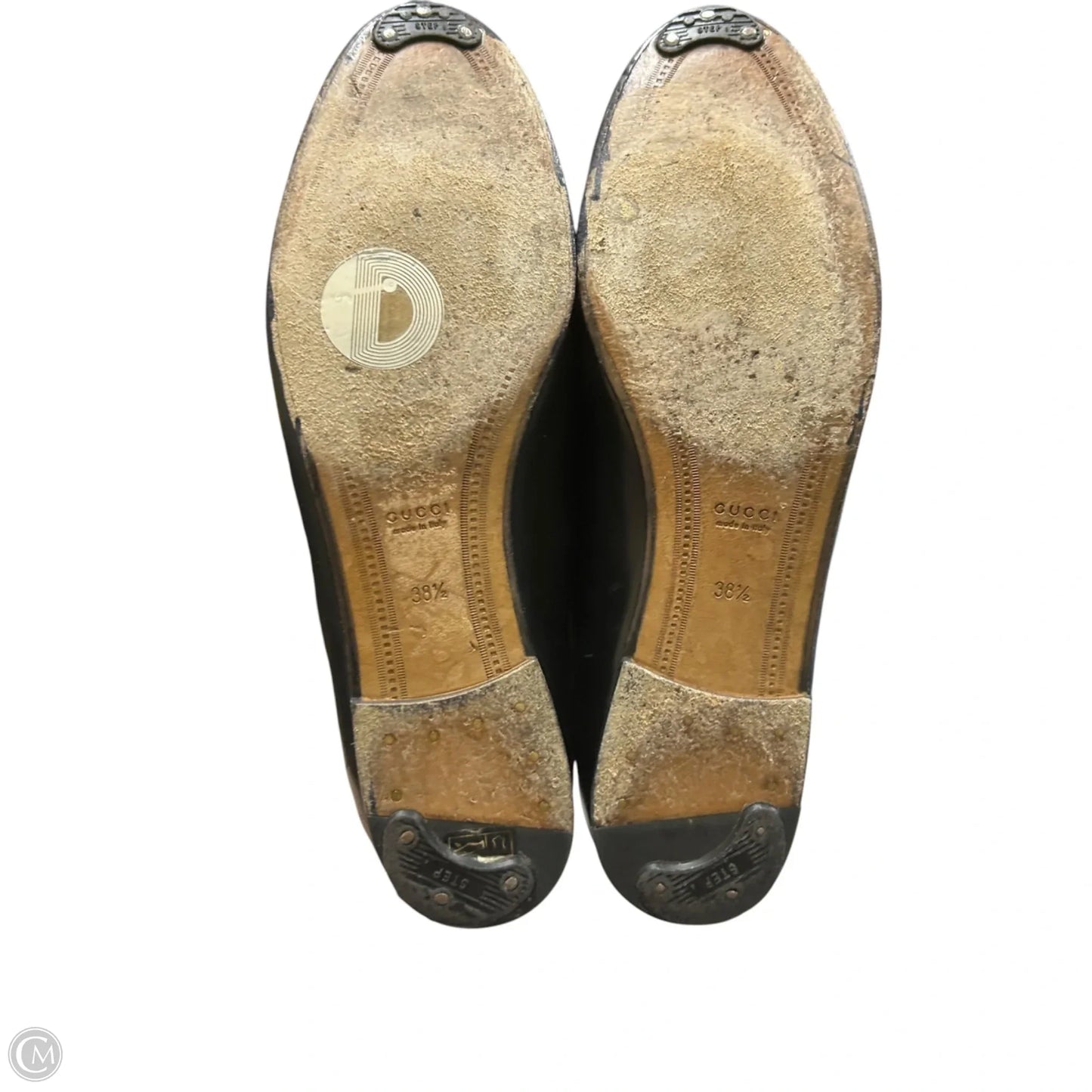 Shoes Luxury Designer By Gucci In Black, Size: 8.5
