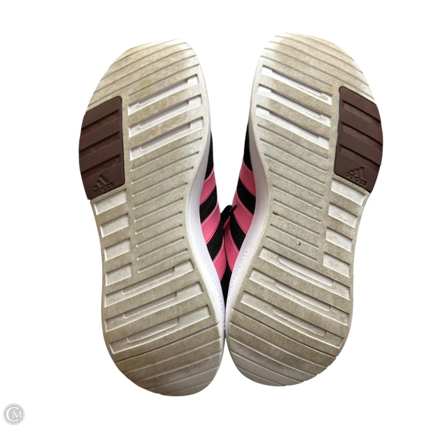 Shoes Athletic By Adidas In Black & Pink, Size: 10