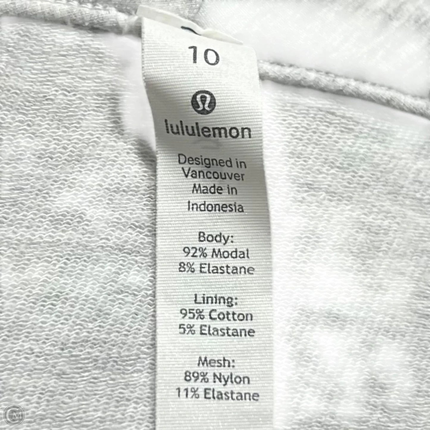 Athletic Jacket By Lululemon In Grey, Size: M