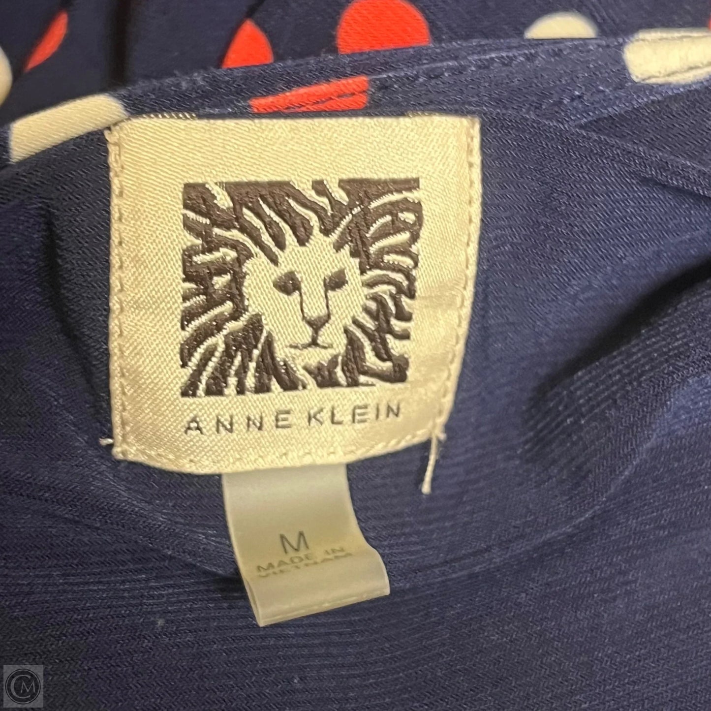 Dress Work By Anne Klein In Polkadot Pattern, Size: M