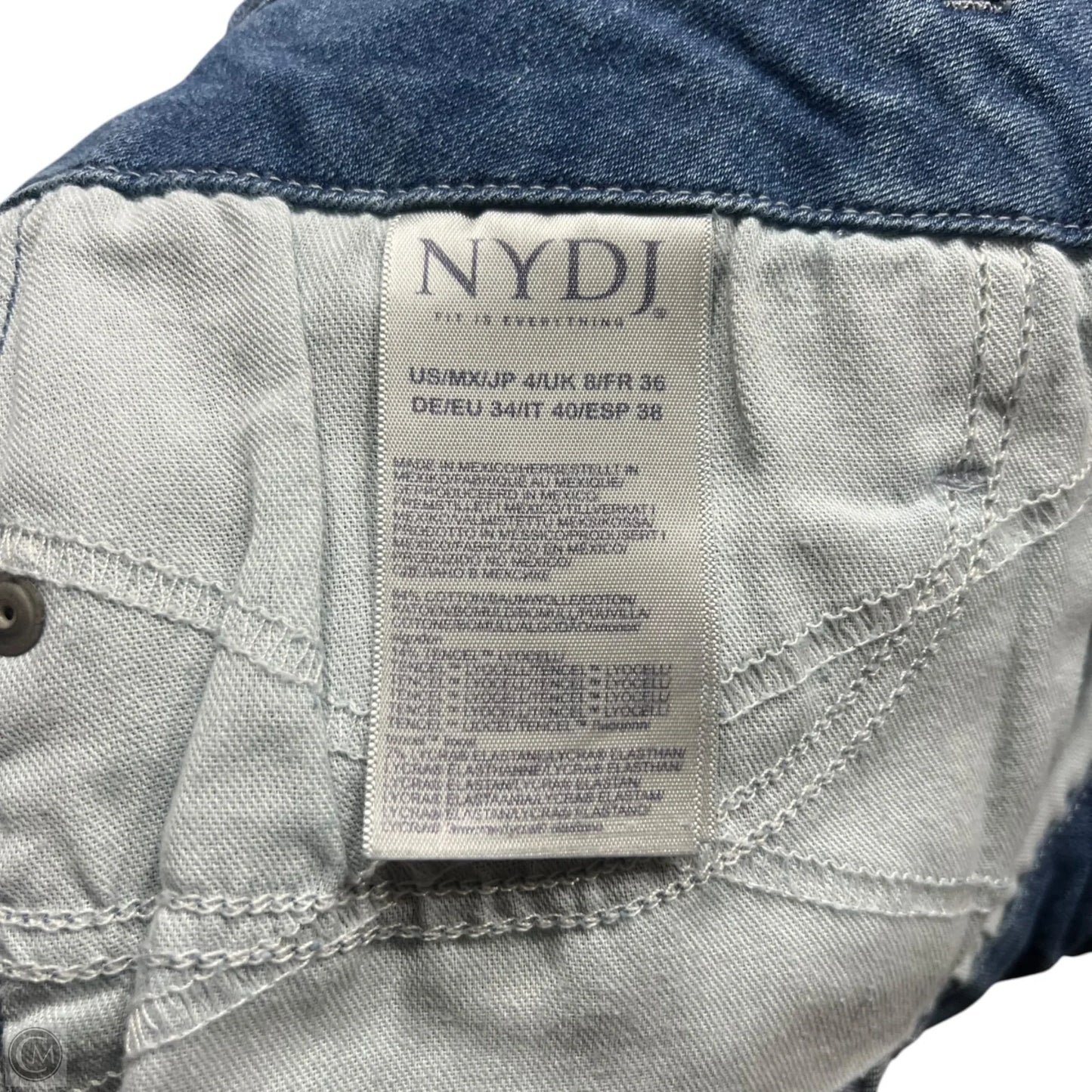 Jeans Cropped By Not Your Daughters Jeans In Blue Denim, Size: 4