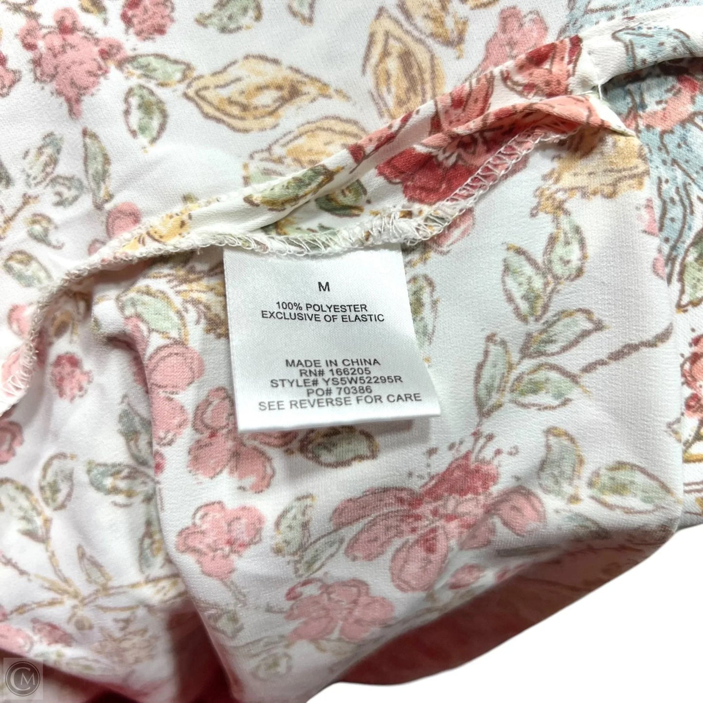 Dress Casual Midi By Lucky Brand In Floral Print, Size: M