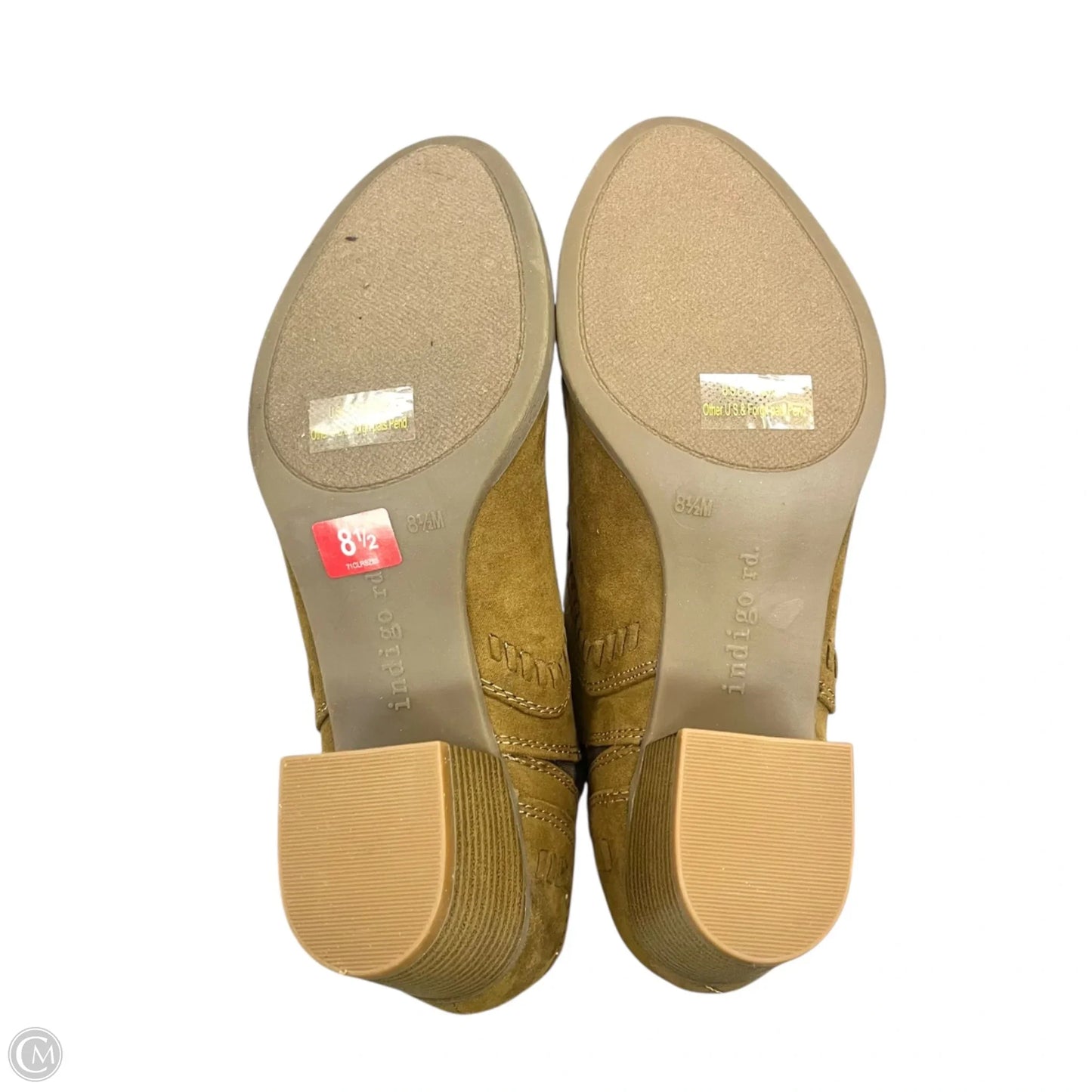 Boots Ankle Heels By Indigo Rd In Brown, Size: 8.5