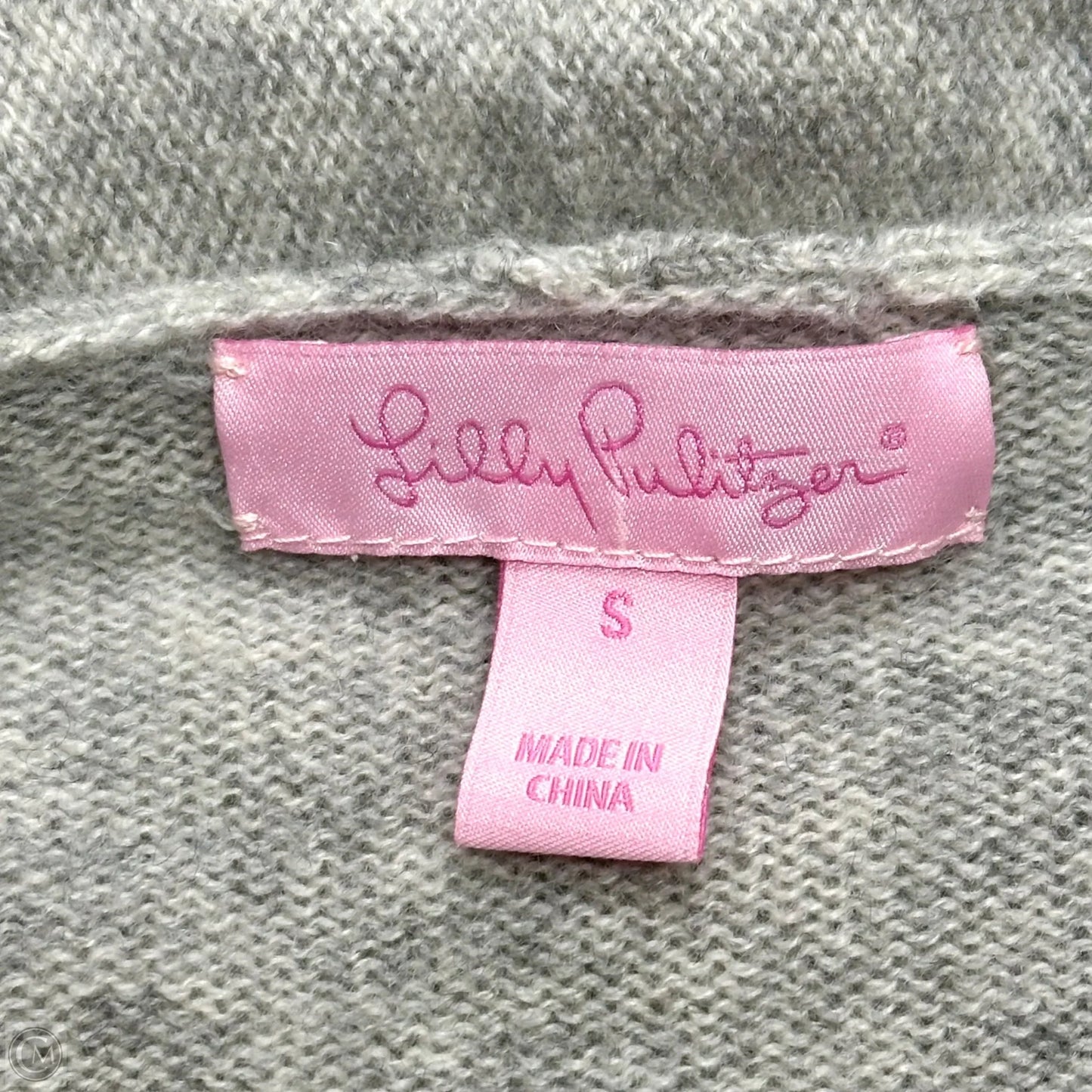 Cardigan Designer By Lilly Pulitzer In Grey, Size: S