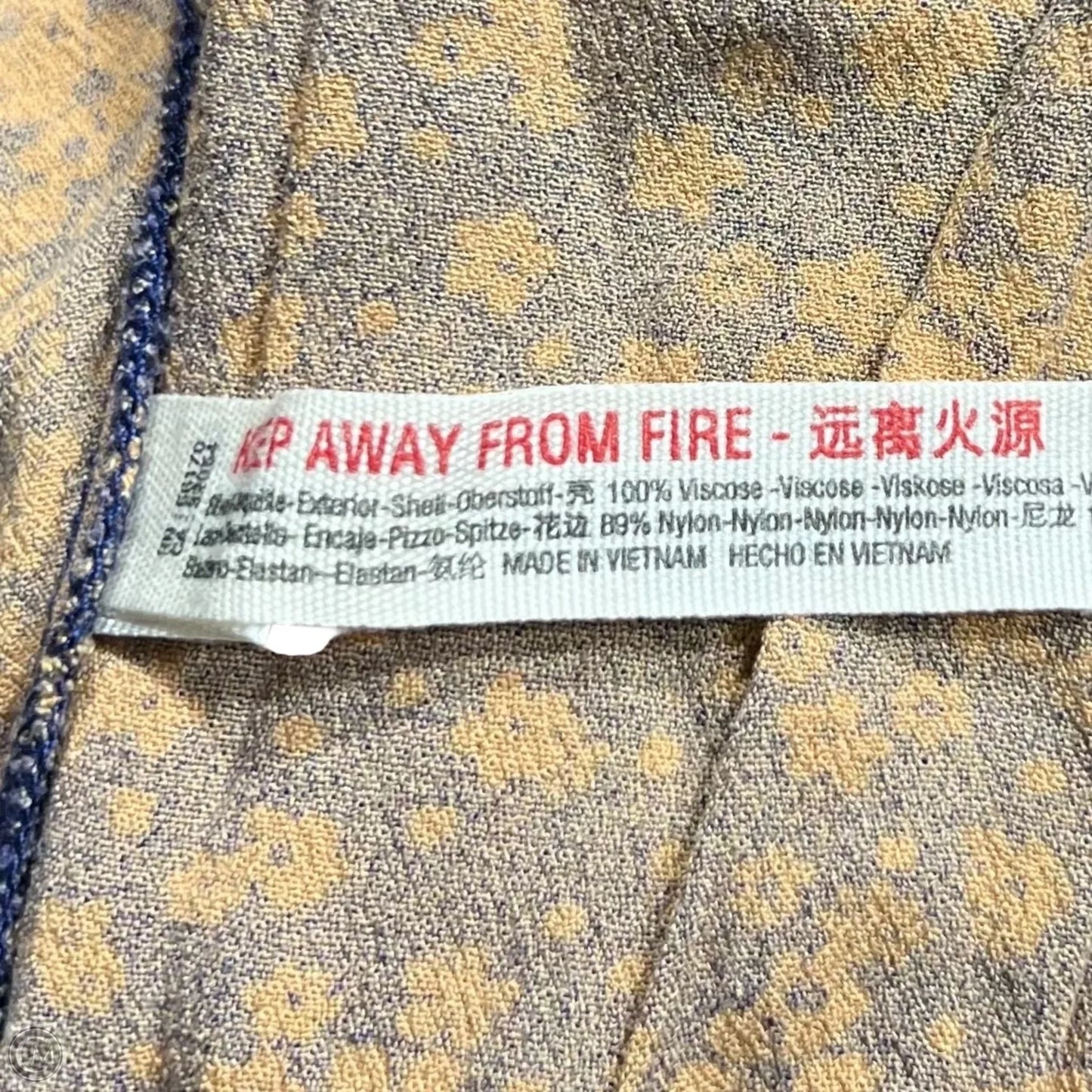 Bodysuit By Free People In Blue & Tan, Size: S