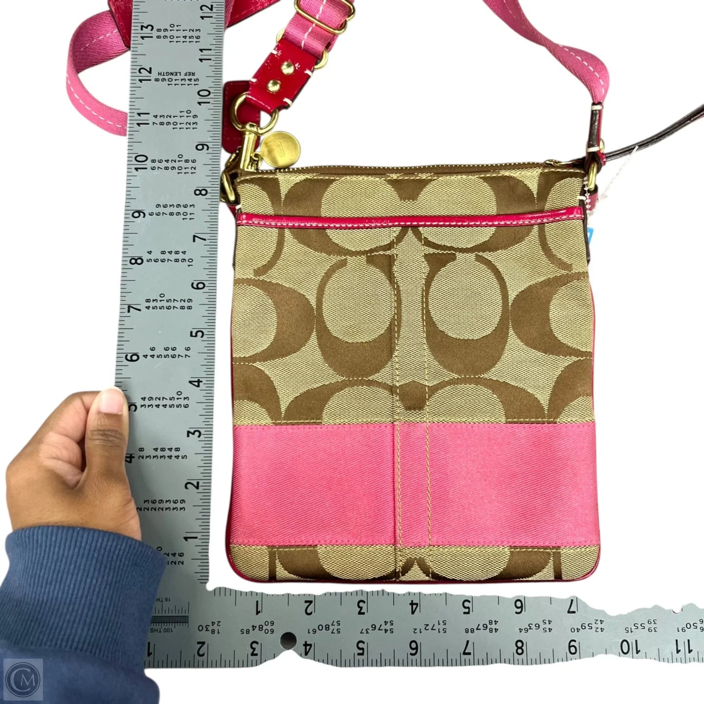 Crossbody Designer By Coach, Size: Medium