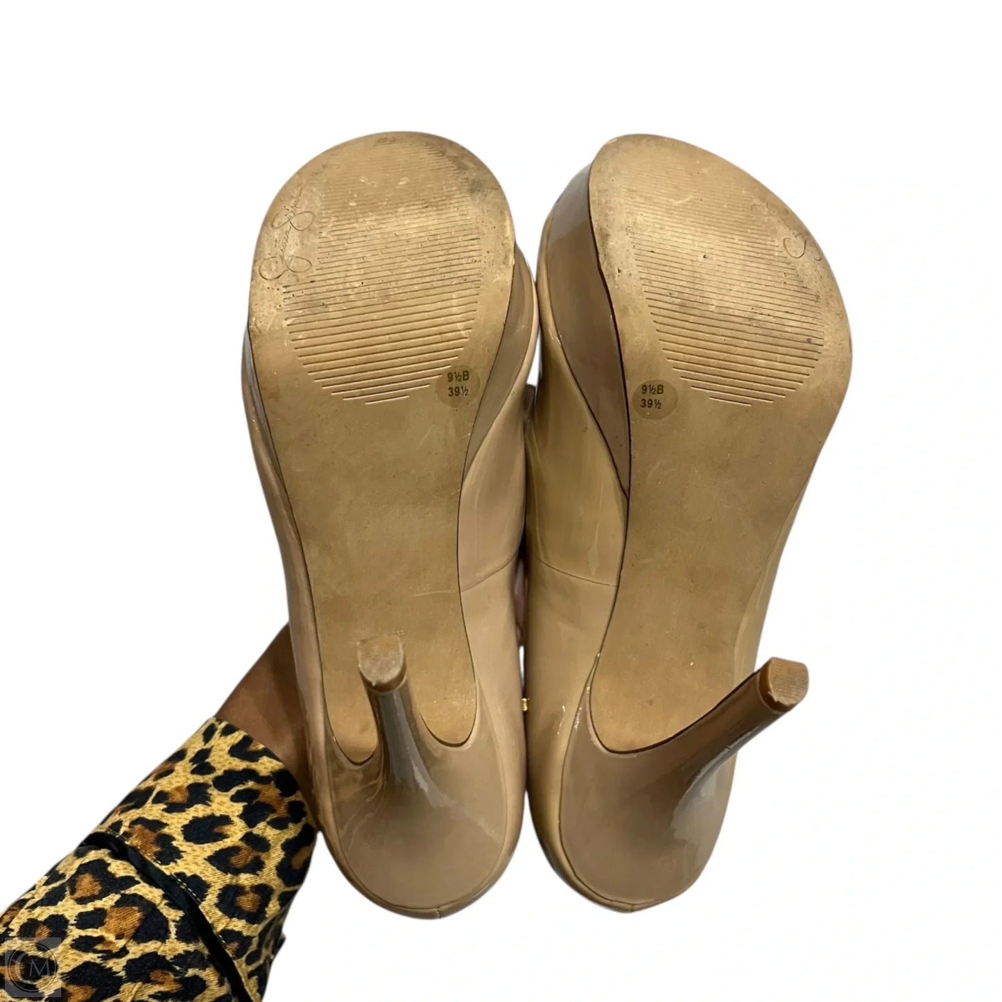 Shoes Heels Stiletto By Jessica Simpson In Tan, Size: 9.5