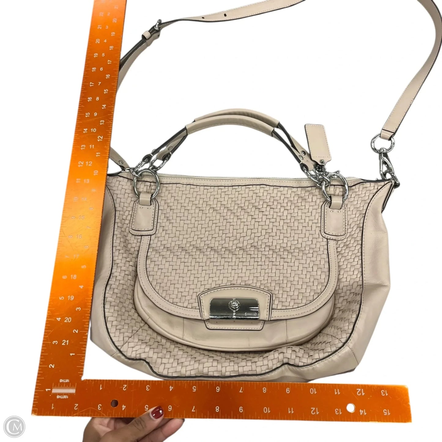 Handbag Designer By Coach, Size: Large