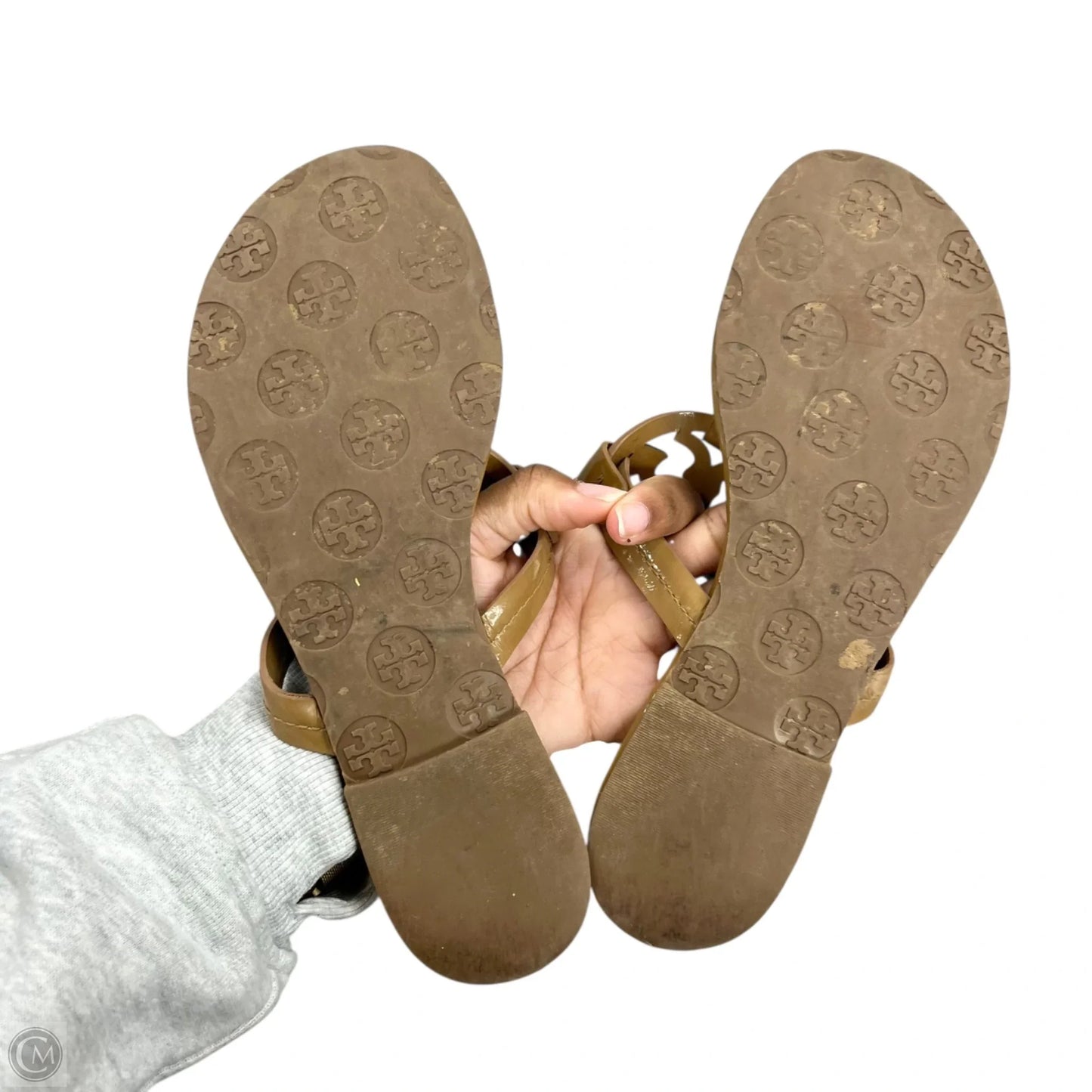 Sandals Designer By Tory Burch In Brown, Size: 6