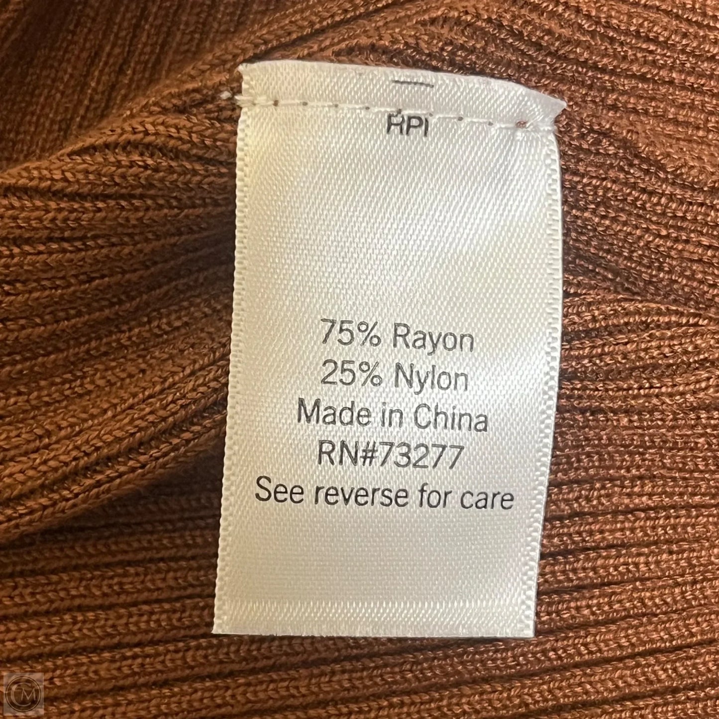 Sweater Cardigan By Nine West In Brown, Size: Xs