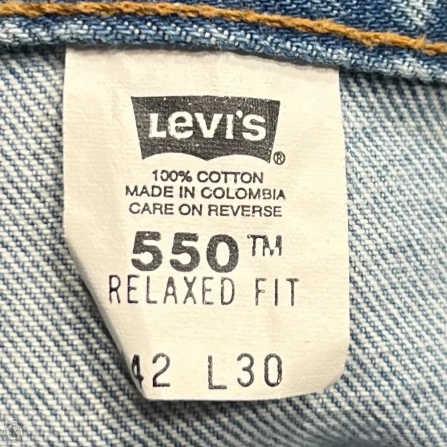 Jeans Straight By Levis In Blue Denim, Size: 20