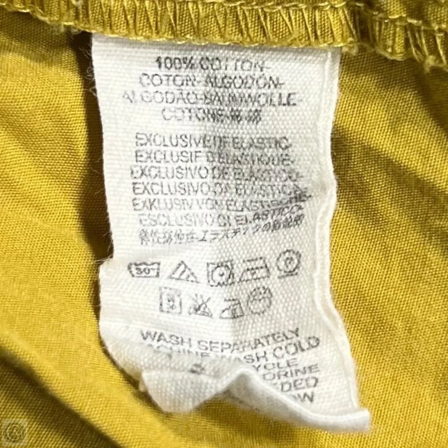 Top Short Sleeve By Free People In Yellow, Size: M